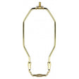 Heavy Duty Harp - Polished Brass Finish - 8" Height - 1/8 IP Saddle - 1/4-27 Thread - 125 Carton
