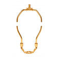 Heavy Duty Harp - Polished Brass Finish - 13" Height - 1/8 IP Saddle - 1/4-27 Thread - 125 Carton
