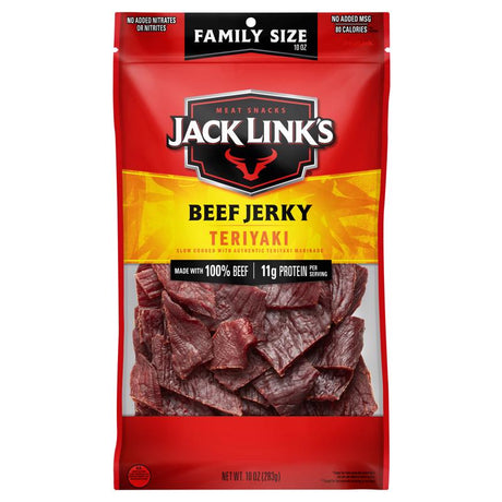 Jack Link's Teriyaki Beef Jerky 10 oz Bagged