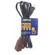 9 Foot Extension Cord - Brown Finish - 16/2 SPT-2 - Indoor Only - 13A-125V-1625W Rating