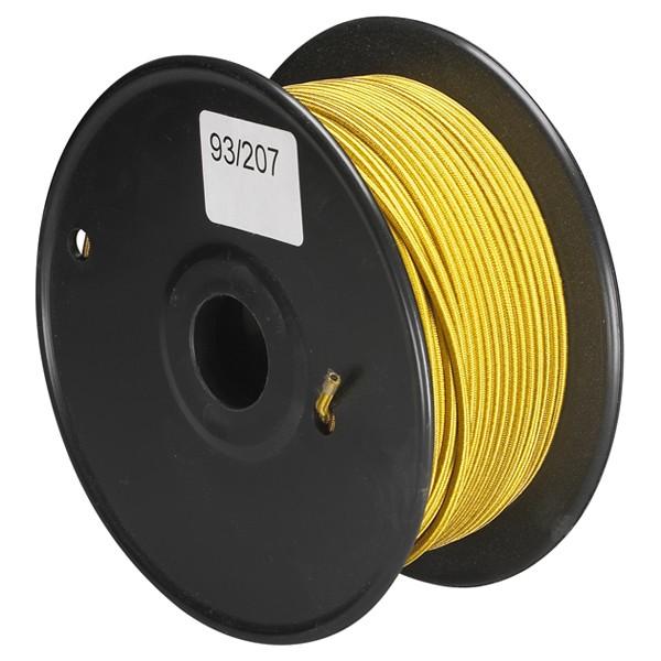 Pulley Bulk Wire - 18/1 Rayon Braid 90C - 250 Foot/Spool - Gold