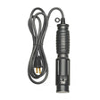 6 Foot - 2 Wire Black Metal Trouble Light - Less Cage - 18-2 SJTW - 0.625A-120V - 75W Max - Indoor Use Only