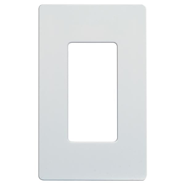 Wallplate For Dimmers And Sensors - 1-Gang - White Finish - Lutron