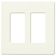 Wallplate For Dimmers And Sensors - 2-Gang - White Finish - Lutron