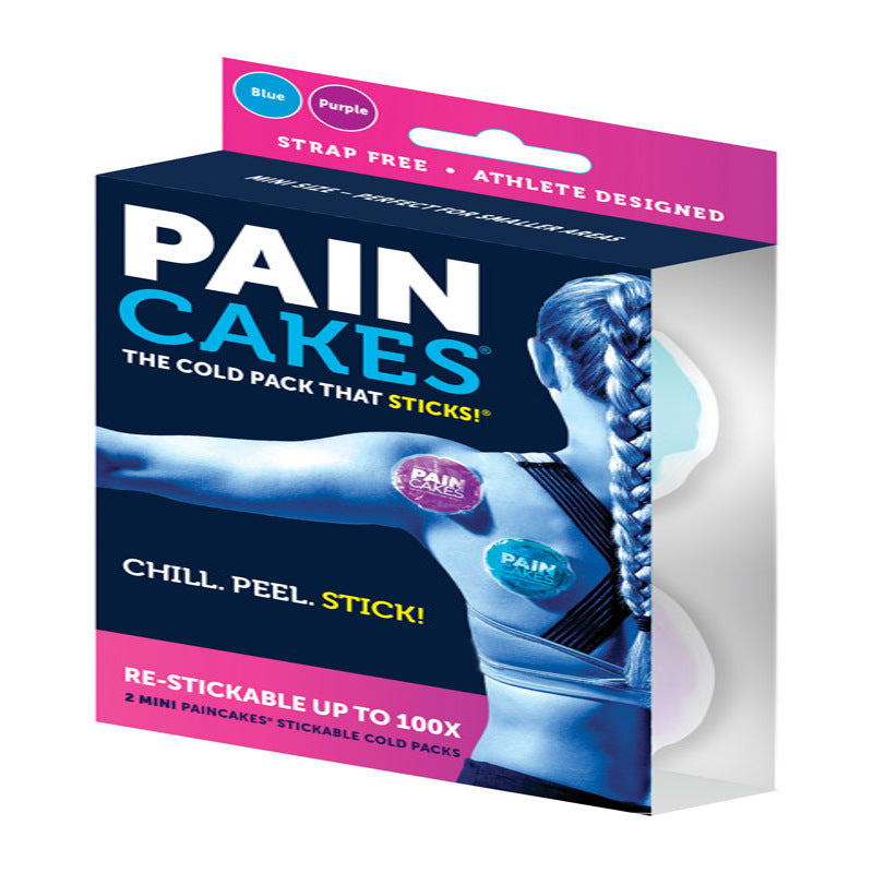 Pain Cakes Stick and Stay Mini Ice Pack Glycerin/Water 2 pk