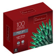 Celebrations Incandescent Mini Green 100 ct String Christmas Lights 20 ft.