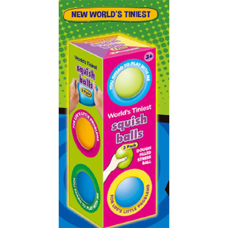 Playmaker Toys Squish Dough Ball 3 pc