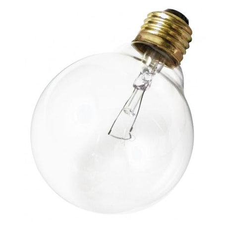 40 Watt G25 Incandescent - Clear - 2500 Average rated hours - 300 Lumens - Medium base - 220 Volt