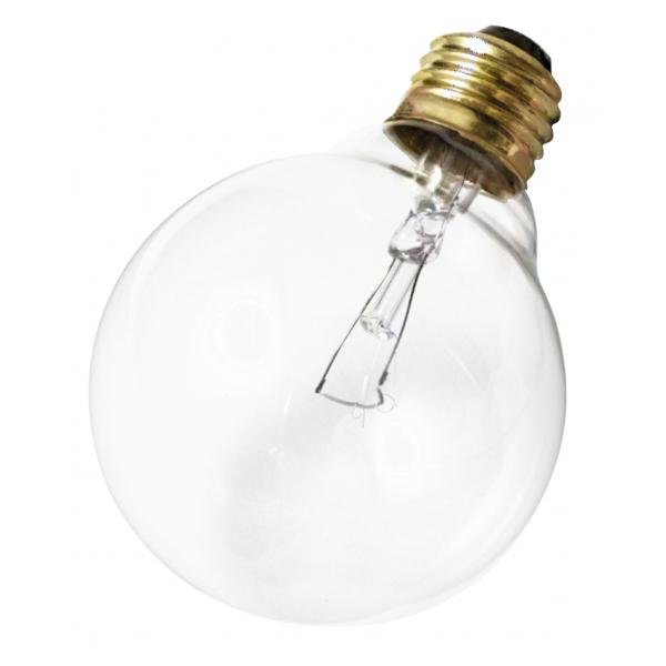40 Watt G25 Incandescent - Clear - 2500 Average rated hours - 300 Lumens - Medium base - 220 Volt