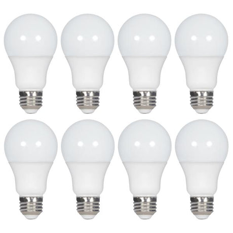 14 Watt A19 LED - 2700K - Non-Dimmable - E26 - 80 CRI - 8-pack