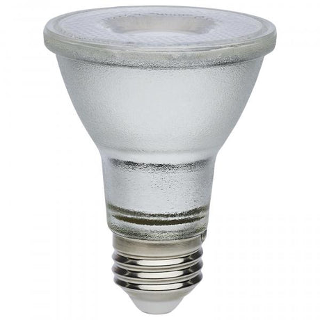 7 Watt Econo LED PAR20 - 5000K - 35 Degree Beam Angle - Medium Base - 120-277 Volt - Silver Finish