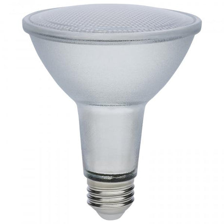 12 Watt Econo LED PAR30LN - 3000K - 35 Degree Beam Angle - Medium Base - 120-277 Volt - Silver Finish