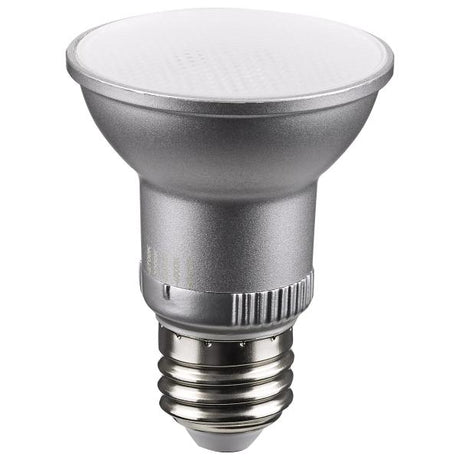 5.5 Watt PAR20 LED - Medium Base - Silver Finish - CCT Selectable - 120 Volt - 40 Degree Beam Angle