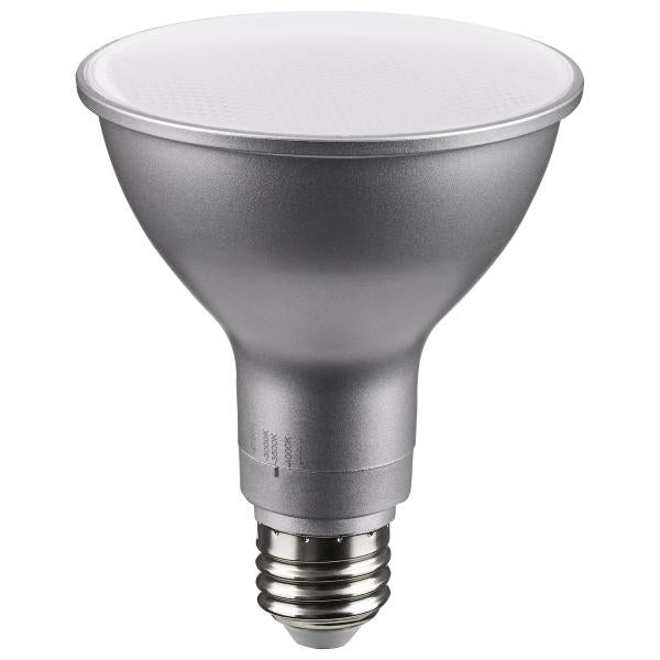 11 Watt PAR30LN LED - Medium Base - Silver Finish - CCT Selectable - 120 Volt - 25 Degree Beam Angle