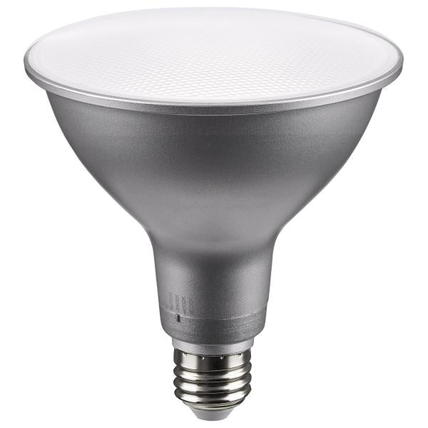 15.5 Watt PAR38 LED - Medium Base - Silver Finish - CCT Selectable - 120 Volt - 40 Degree Beam Angle