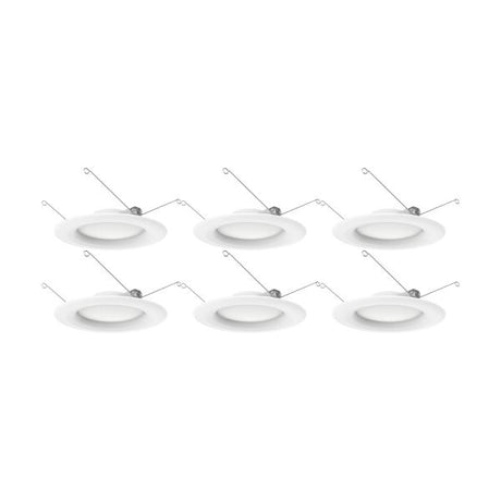 9.2 Watt - LED Downlight Retrofit - 5-6 inch - 90 CRI - 3000K - 120 Volt - Pack of 6