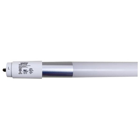 24 Watt T8 LED - Single Pin Base - CCT Selectable - Type B - Ballast Bypass - PET Shatterproof Coated - White Finish - 72 Inches - 120-277 Volt