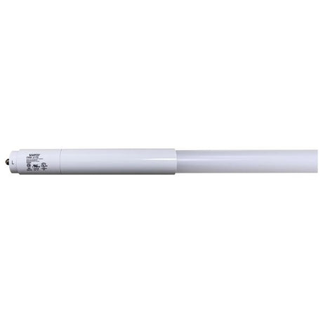 38 Watt T8 LED - Single Pin Base - CCT Selectable - Type B - Ballast Bypass - PET Shatterproof Coated - White Finish - 96 Inches - 120-277 Volt