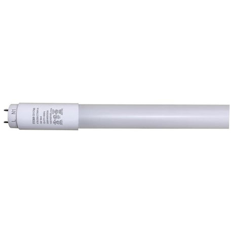 10 Watt T8 LED - CCT Selectable - Medium bi-pin base - 50000 Hours - Type A/B - Ballast Bypass or Direct Replacement - Single or Double Ended Wiring - Glass with PET coating