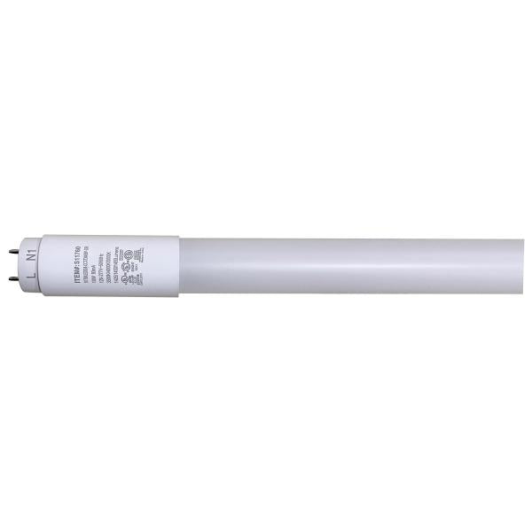 10 Watt T8 LED - CCT Selectable - Medium bi-pin base - 50000 Hours - Type A/B - Ballast Bypass or Direct Replacement - Single or Double Ended Wiring - Glass with PET coating
