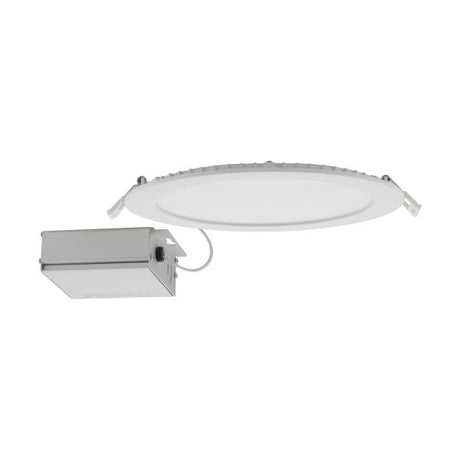 24 Watt - LED Direct Wire Downlight - Edge-lit - 8 inch - CCT Selectable - 120 volt - Dimmable - Round - Remote Driver