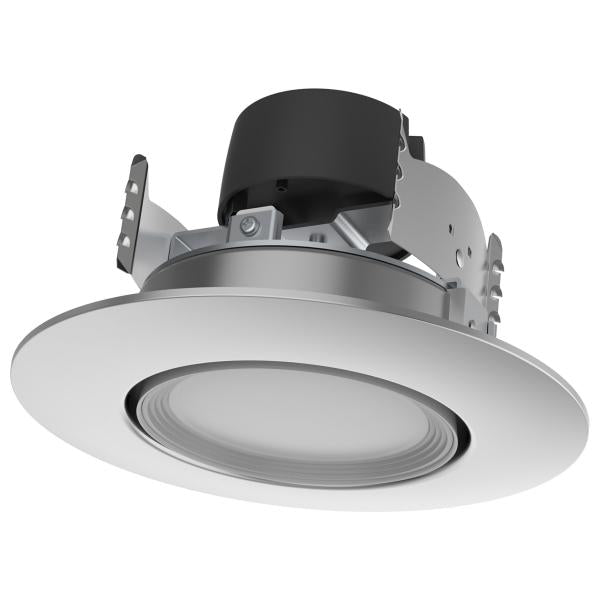 7.5 Watt - LED Retrofit Downlight - Gimbaled - 120 Volt - CCT Selectable - Brushed Nickel Finish