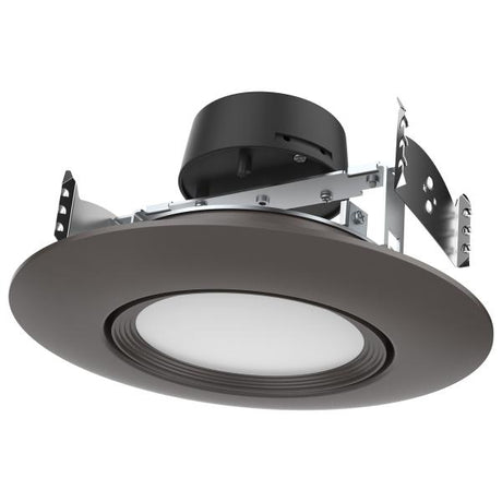 10.5 Watt - LED Retrofit Downlight - Gimbaled - 120 Volt - CCT Selectable - Bronze Finish