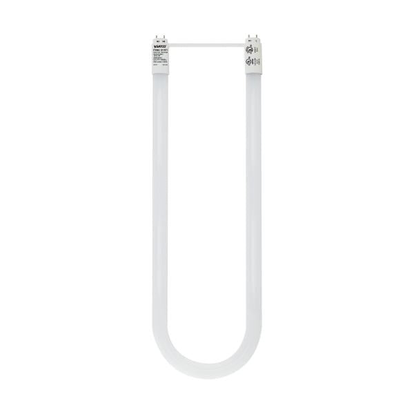 13 Watt T8 U-Bend LED - 50000 Hours - Medium bi-pin base - 1950 Lumens - 3500K - Type A/B - Ballast Dependent or Ballast Bypass - Single or Double Ended Wiring