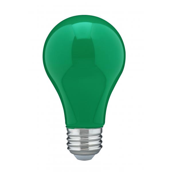 8A19/GREEN/LED/E26/120V