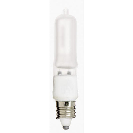75 Watt - Halogen - T4 - Frosted - 2000 Average rated hours - 1125 Lumens - Mini Candelabra base - 120 Volt