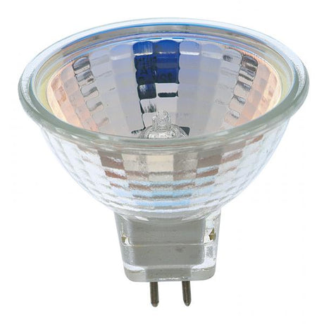 20 Watt - Halogen - MR16 - ESX - 2000 Average rated hours - Miniature 2 Pin Round base - 12 Volt