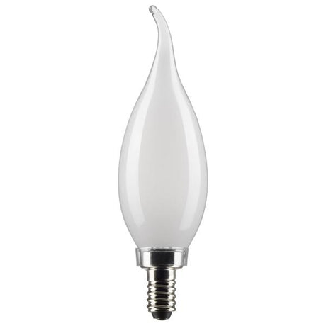 5.5 Watt CA10 LED - Frost - Candelabra base - 90 CRI - 4000K - 120 Volt
