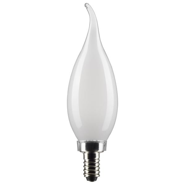 5.5 Watt CA10 LED - Frost - Candelabra base - 90 CRI - 4000K - 120 Volt
