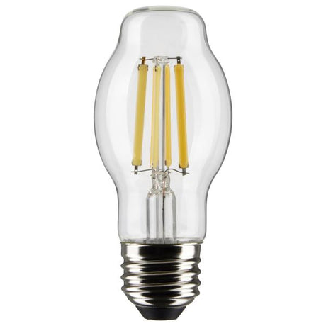 8 Watt BT15 LED - Clear - Medium base - 90 CRI - 4000K - 120 Volt