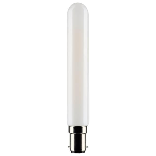 4 Watt T6.5 LED - Frosted - Double Contact Bayonet Base - 4000K - 360 Lumens - 120 Volt