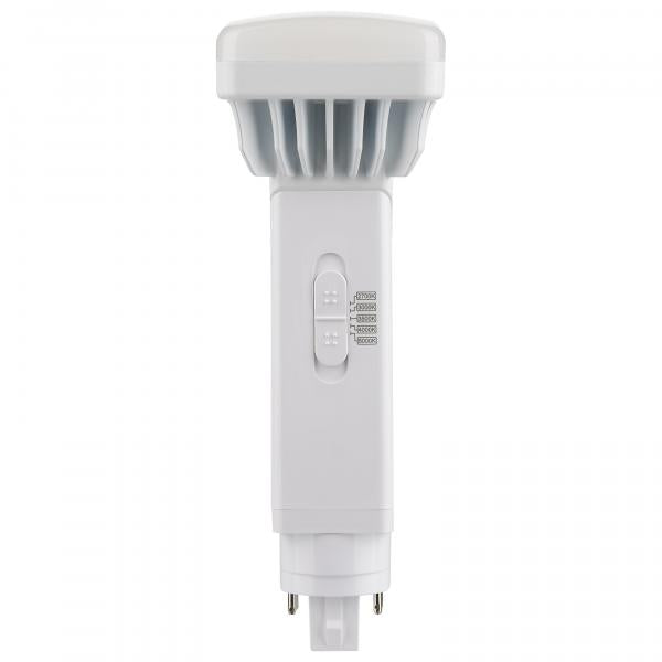 9 Watt PL 4-Pin LED - 1100 Lumens - G24q Base - CCT Selectable - White Finish - 120-277 Volts