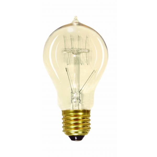 25 Watt A19 Incandescent - Clear - 3000 Average rated hours - 100 Lumens - Medium base - 120 Volt