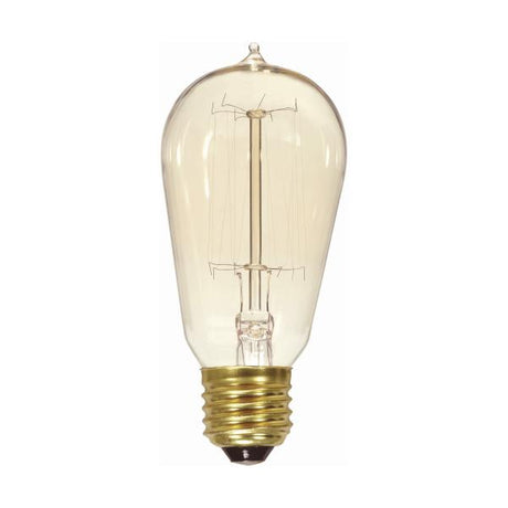 40 Watt ST19 Incandescent - Clear - 3000 Average rated hours - 160 Lumens - Medium base - 120 Volt