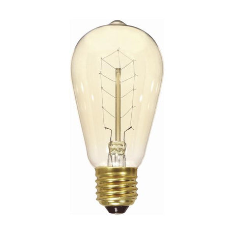 40 Watt ST19 Incandescent - Clear - 3000 Average rated hours - 160 Lumens - Medium base - 120 Volt