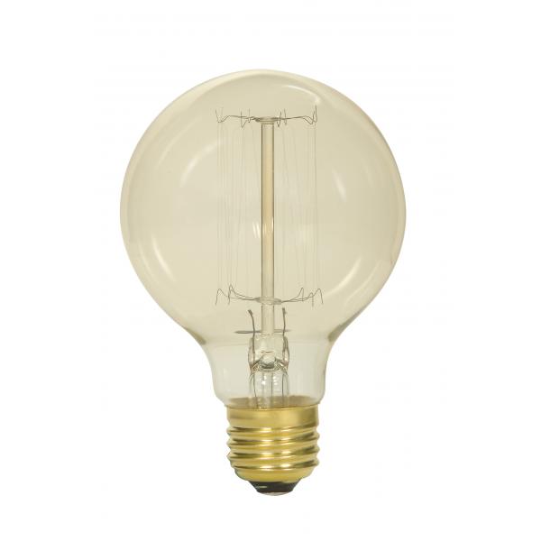 40 Watt G25 Incandescent - Clear - 3000 Average rated hours - 160 Lumens - Medium base - 120 Volt