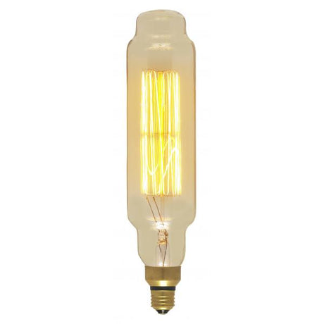 60 Watt T24 Incandescent vintage style - Amber - 2000 Average rated hours - Medium Base - 120 Volt