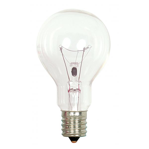 40 Watt A15 Incandescent - Clear - Appliance Lamp - 1000 Average rated hours - 420 Lumens - Intermediate base - 120 Volt - 2-Card