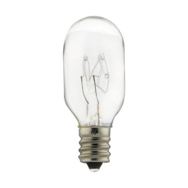 20 Watt T7 Incandescent - Clear - Candelabra base - 130 Volt