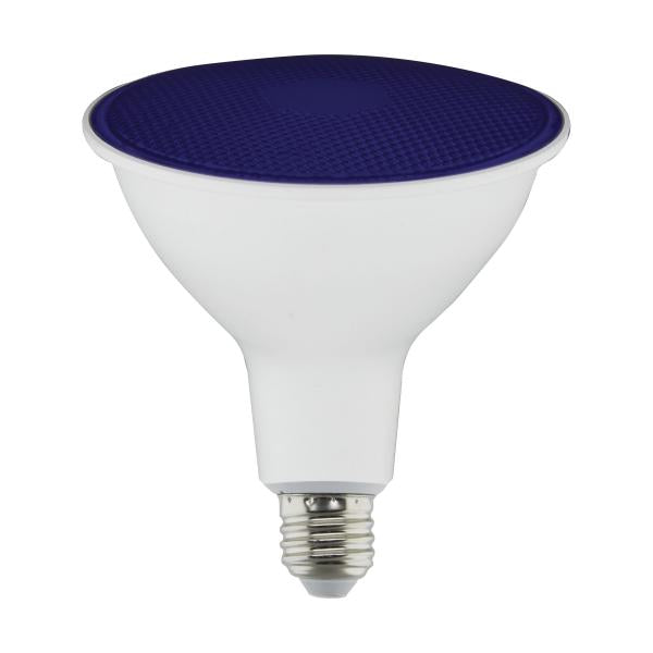 11.5 Watt PAR38 LED - Blue - 90 degree Beam Angle - Medium base - 120 Volt