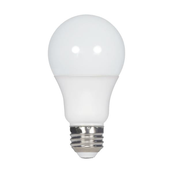 9.5 Watt - A19 LED - Frosted - 5000K Medium base - 220 deg. Beam Angle - 120 Volt - Non-Dimmable