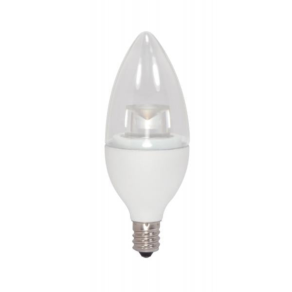 3.5 Watt LED Candle - 2700K - Candelabra base - 120 Volt