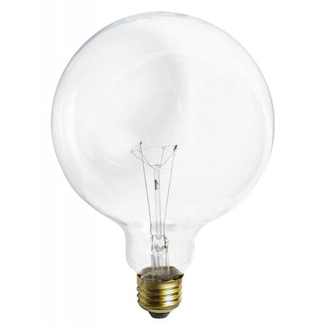 150 Watt G40 Incandescent - Clear - 4000 Average rated hours - 1700 Lumens - Medium base - 120 Volt