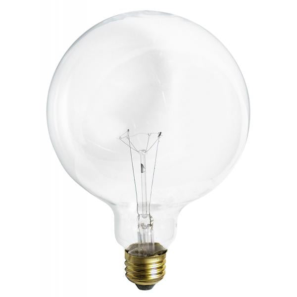 150 Watt G40 Incandescent - Clear - 4000 Average rated hours - 1700 Lumens - Medium base - 120 Volt