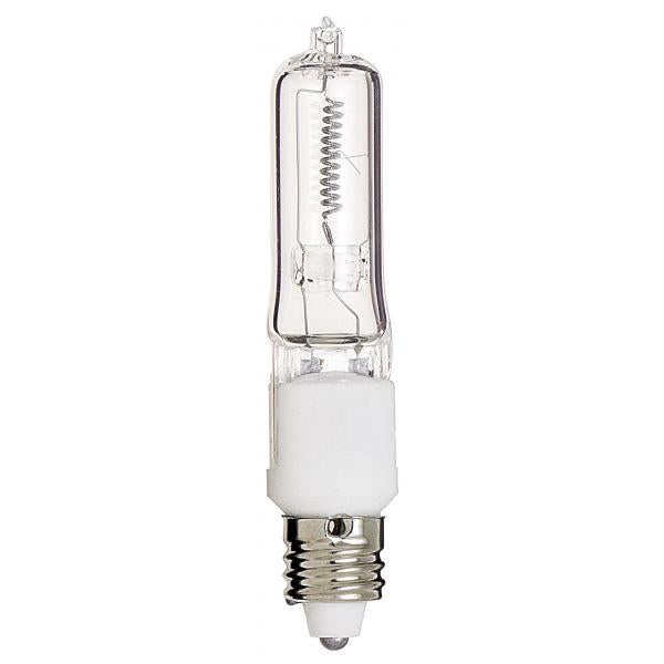 150 Watt - Halogen - T4 1/2 - Clear - 2000 Average rated hours - 2700 Lumens - Mini Candelabra base - 120 Volt