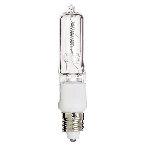 75 Watt - Halogen - T4 - Clear - 2000 Average rated hours - 1250 Lumens - Mini Candelabra base - 120 Volt